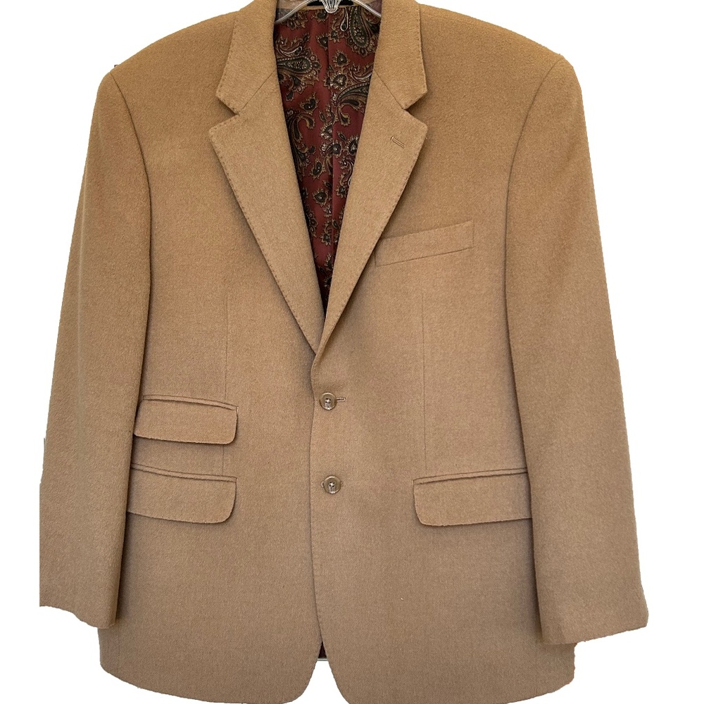 Lauren Ralph Lauren 100% Camel Hair Sports coat Size 42S